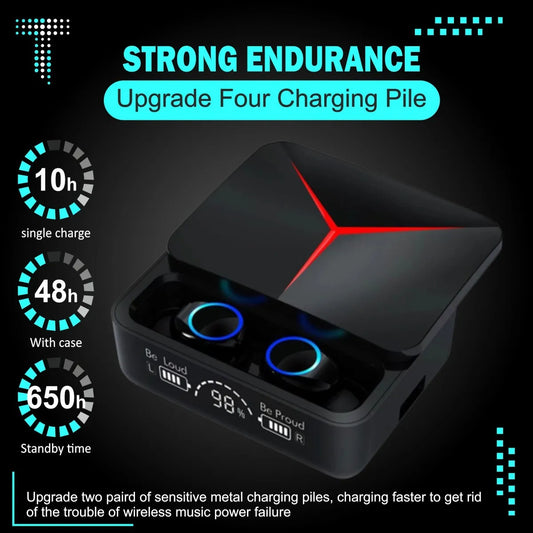 M90 TWS Airpods Super Sound & High Quality Touch Sensors