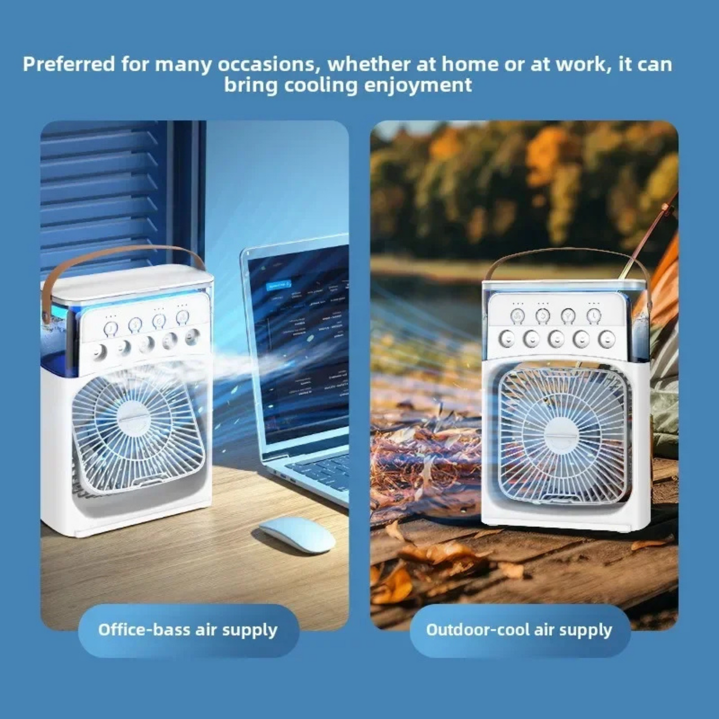NEW UPGRADE ~ 3 In 1 Portable Cooling Fan
